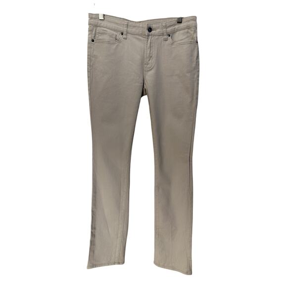 Uniqlo Womens Stretch Jeans Neutral Stone Color Slim Fit Pants Womens 28x32 - Picture 1 of 9